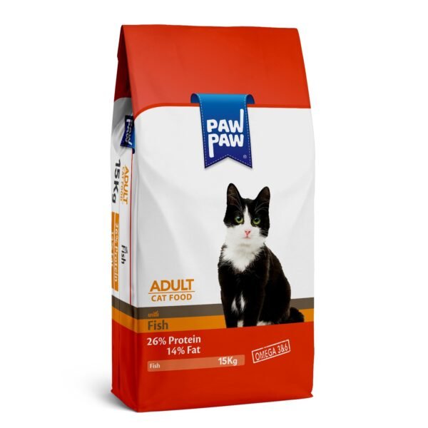 Pawpaw Adult Cat Food Fish 15Kg