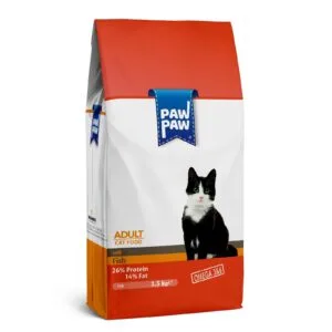 Pawpaw Adult Cat Food Fish 1.5Kg