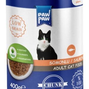 Pawpaw Adult Cat Food Chunk in Jelly Salmon 0.4Kg