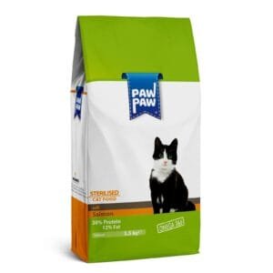 Pawpaw Adult Sterilised Cat food with Salmon 1.5Kgs