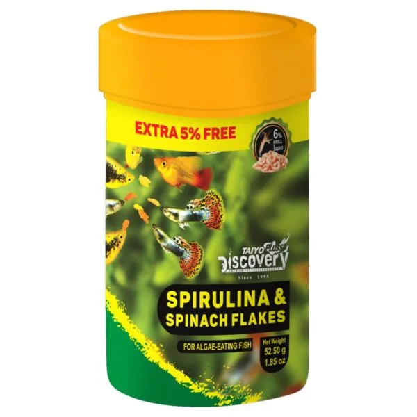 Taiyo Pluss Discovery Spirulina & Spinach Flakes 250ml