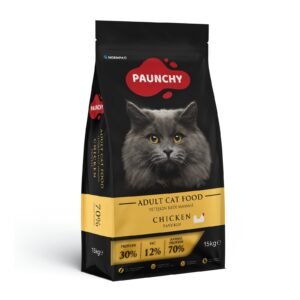 Paunchy Adult Cat Food Chicken 15KG Bag | Healthy Cat Nutrition
